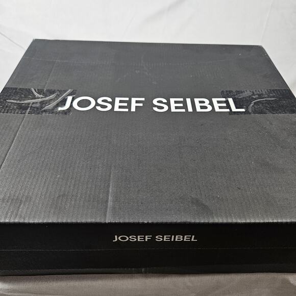 Josef Seibel Selena 06 Lace-Up Black Leather Women’s Combat Boots Size:US 9/EU40 - Picture 2 of 9